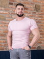 VSB pánské tričko v pudrově-růžové barvě