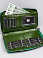 Zelená kožená dámská peněženka 76119-SH-RFID-1738